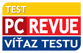 Logo Víťaz testu PC Revue